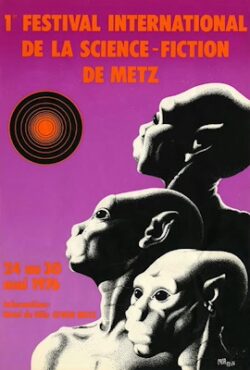 1er festival international de science-fiction de Metz. Affiche