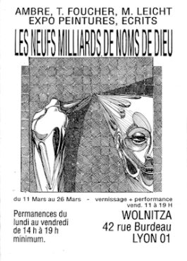 Les neuf milliards de noms de Dieu. Expo. Wolnitza