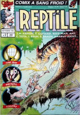 Reptile n°2, revue éditée par Organic Comix