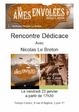 Dédicace Nicolas le Breton