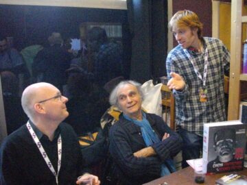 Intergalactiques 2014 : Laurent Genefort, Jean-Pierre Andrevon, Fred Fromenty.
