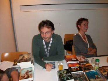Utopiales 2010. Christophe Lambert et Nathalie Le Gendre