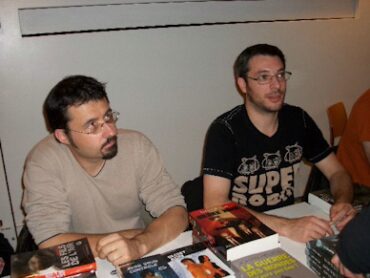 Utopiales 2010. Johan Heliot et Vincent Gessler