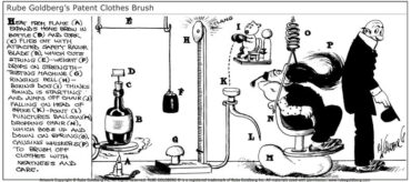 Dessin de Rube Goldberg.