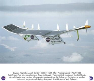 Un des curieux prototypes d'engin aérien sur lequel travaille la NASA.