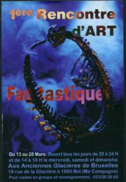 Affiche 1ère Rencontre d'art fantastique, Bruxelles