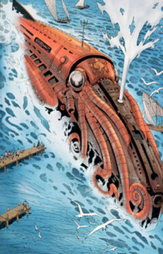 Le Nautilus vu pa Alan Moore et Kevin O'Neil