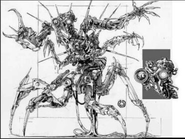 Une des créatures du film Virus